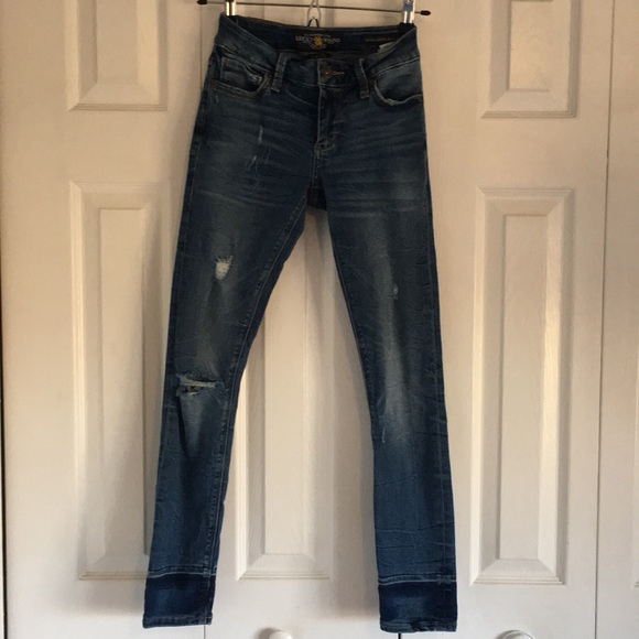 Lucky Brand Sasha Super Skinny Jeans - Picture 3 of 8